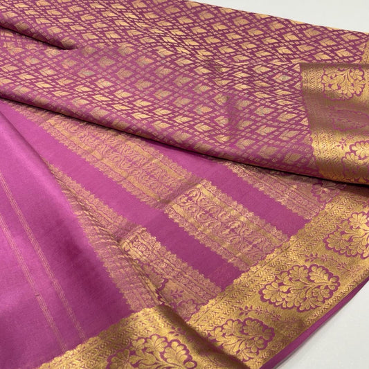 Pure Mysore Silk Brocade Saree