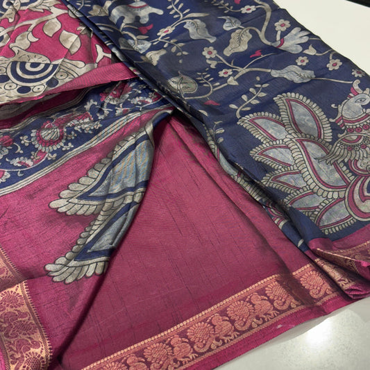 Lightweight Printed Crepe Saree