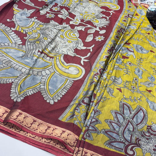 Lightweight Printed Crepe Saree