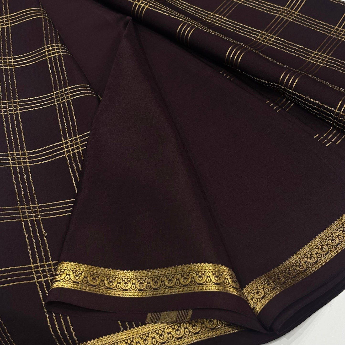 Pure Mysore Crepe Silk Saree