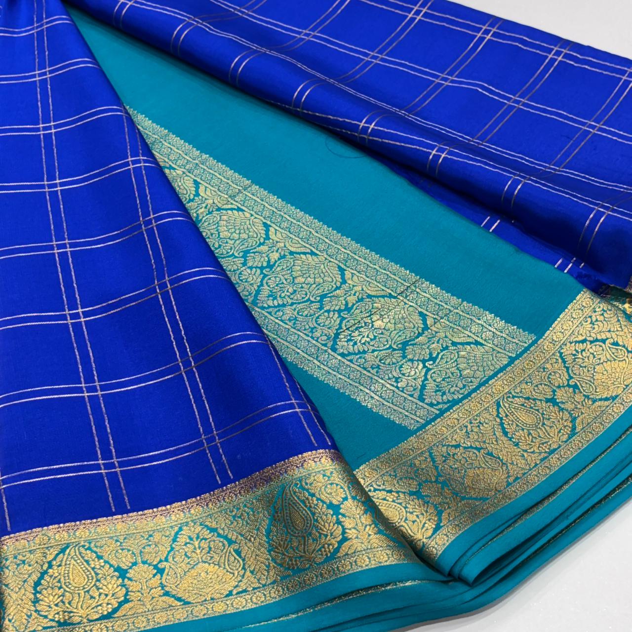 Pure Mysore Crepe Silk Saree