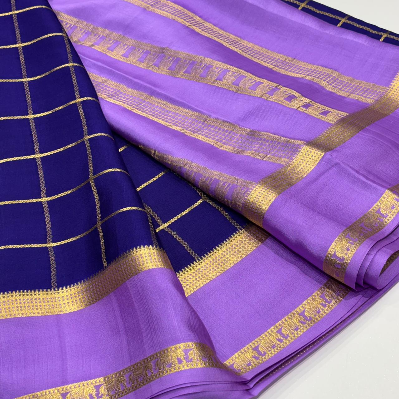 Pure Mysore Crepe Silk Saree