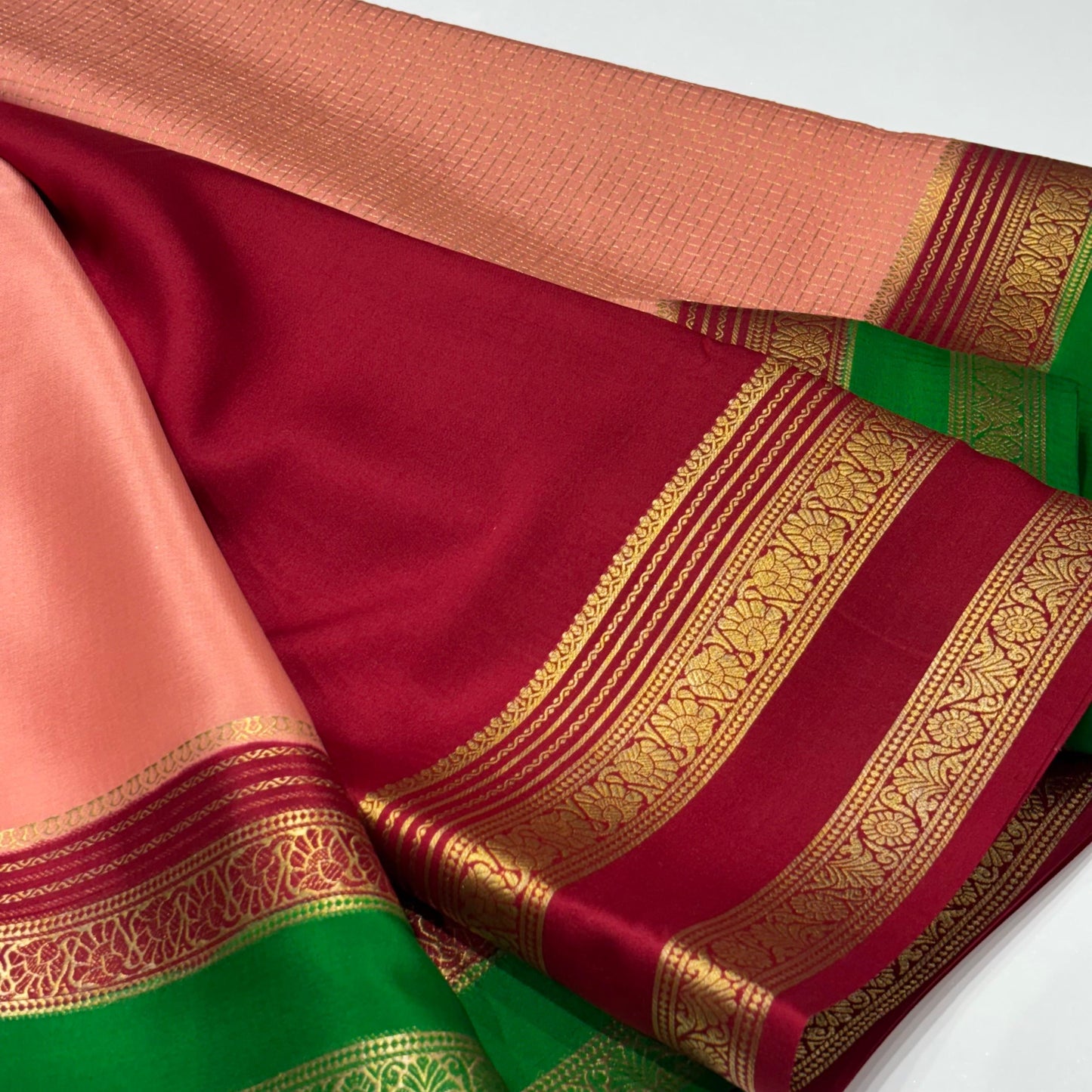 Pure Mysore Crepe Silk Saree