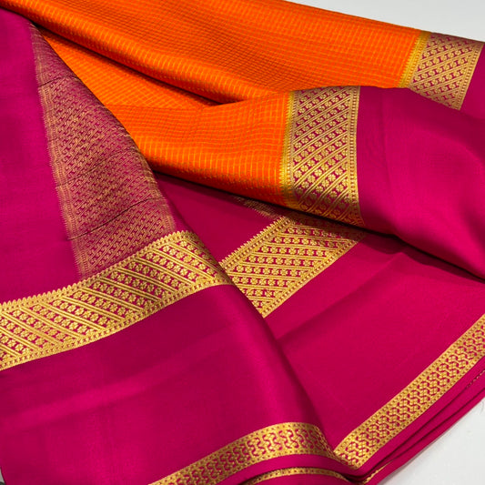 Pure Mysore Crepe Silk Saree
