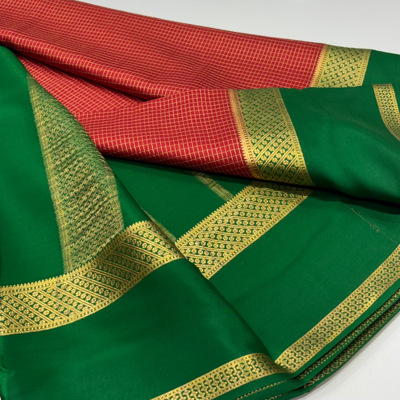 Pure Mysore Crepe Silk Saree