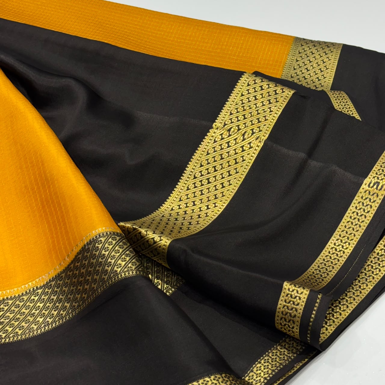 Pure Mysore Crepe Silk Saree