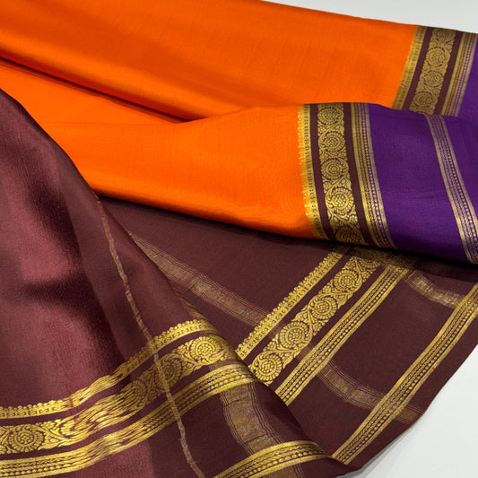 Pure Mysore Crepe Silk Saree