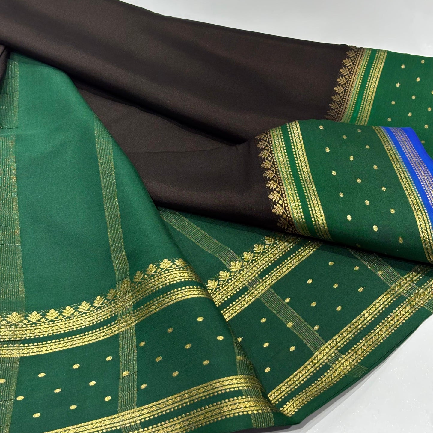 Pure Mysore Crepe Silk Saree