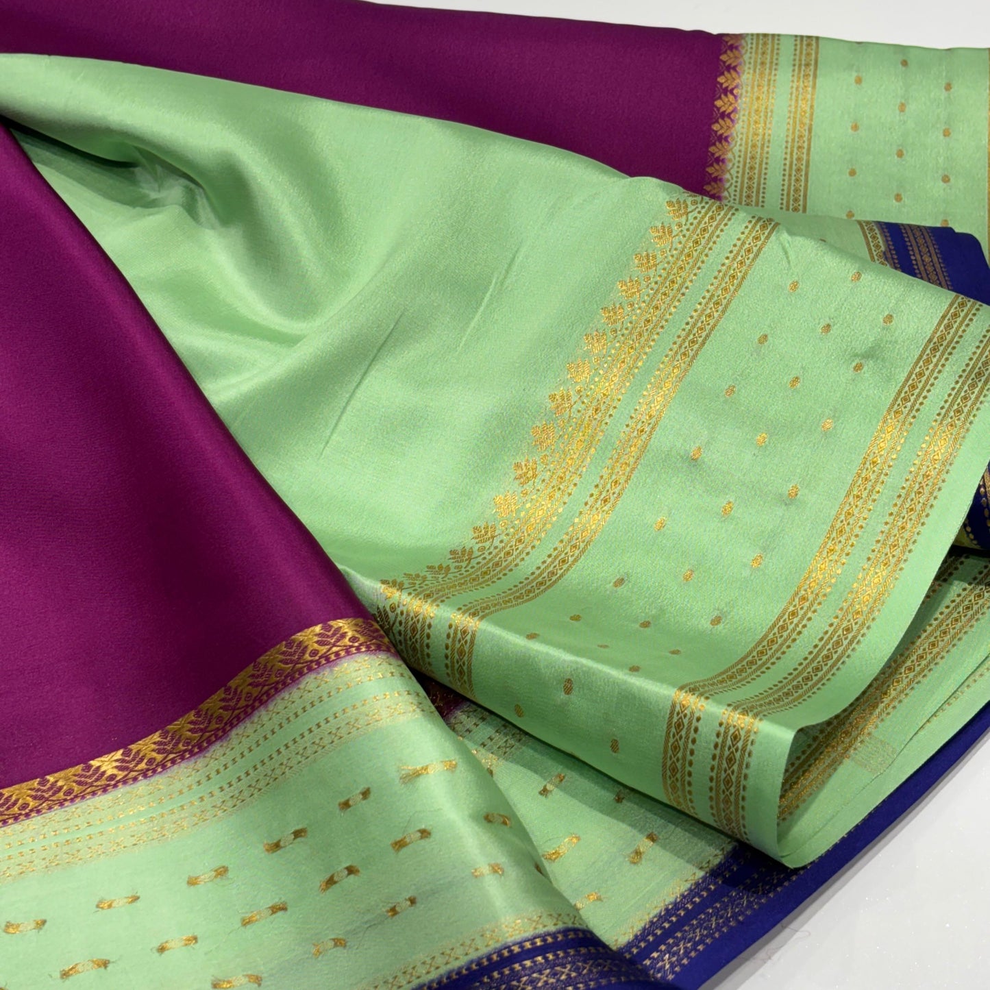 Pure Mysore Crepe Silk Saree