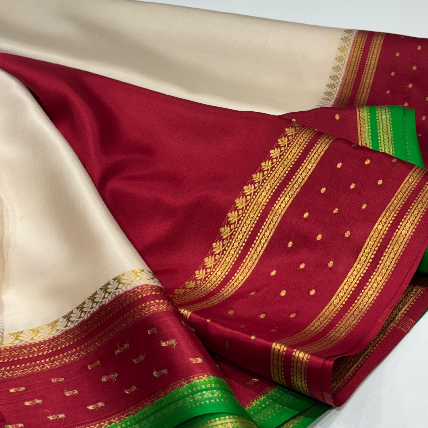 Pure Mysore Crepe Silk Saree