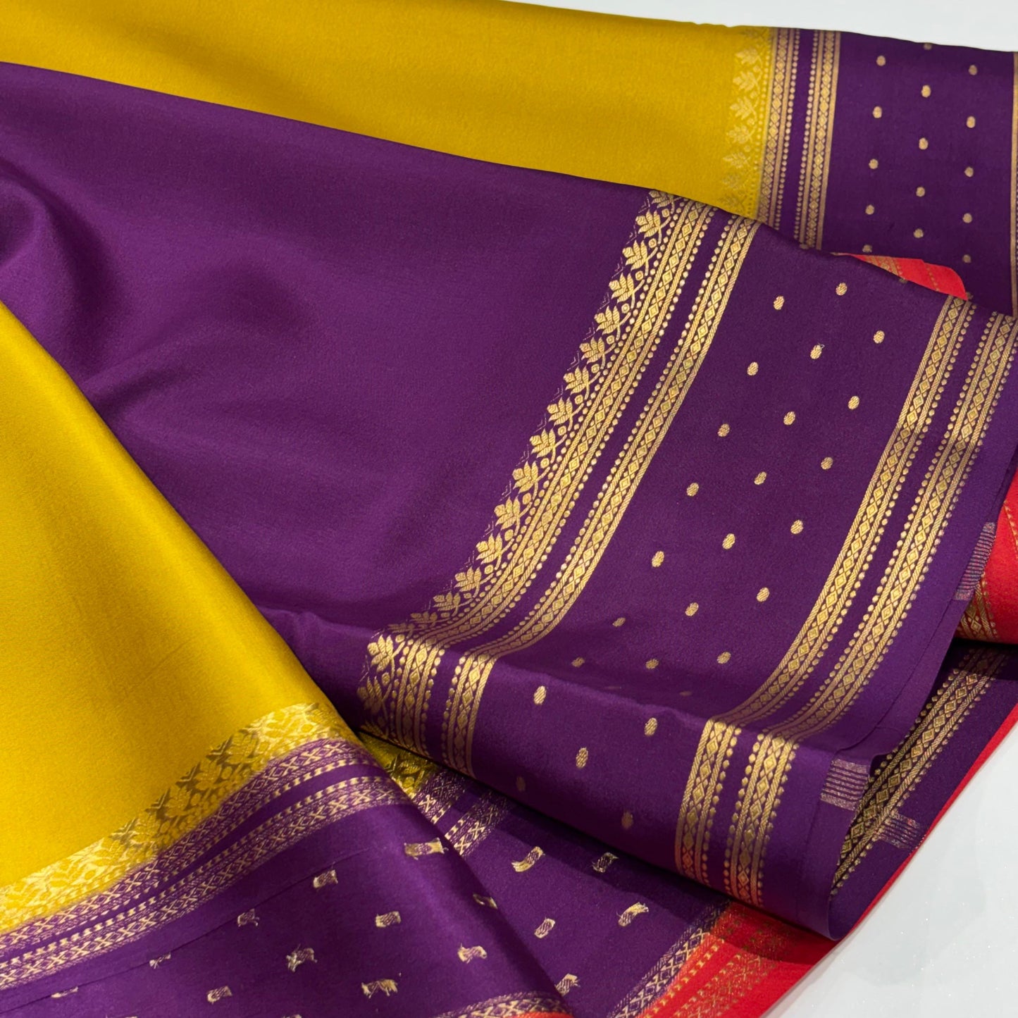 Pure Mysore Crepe Silk Saree