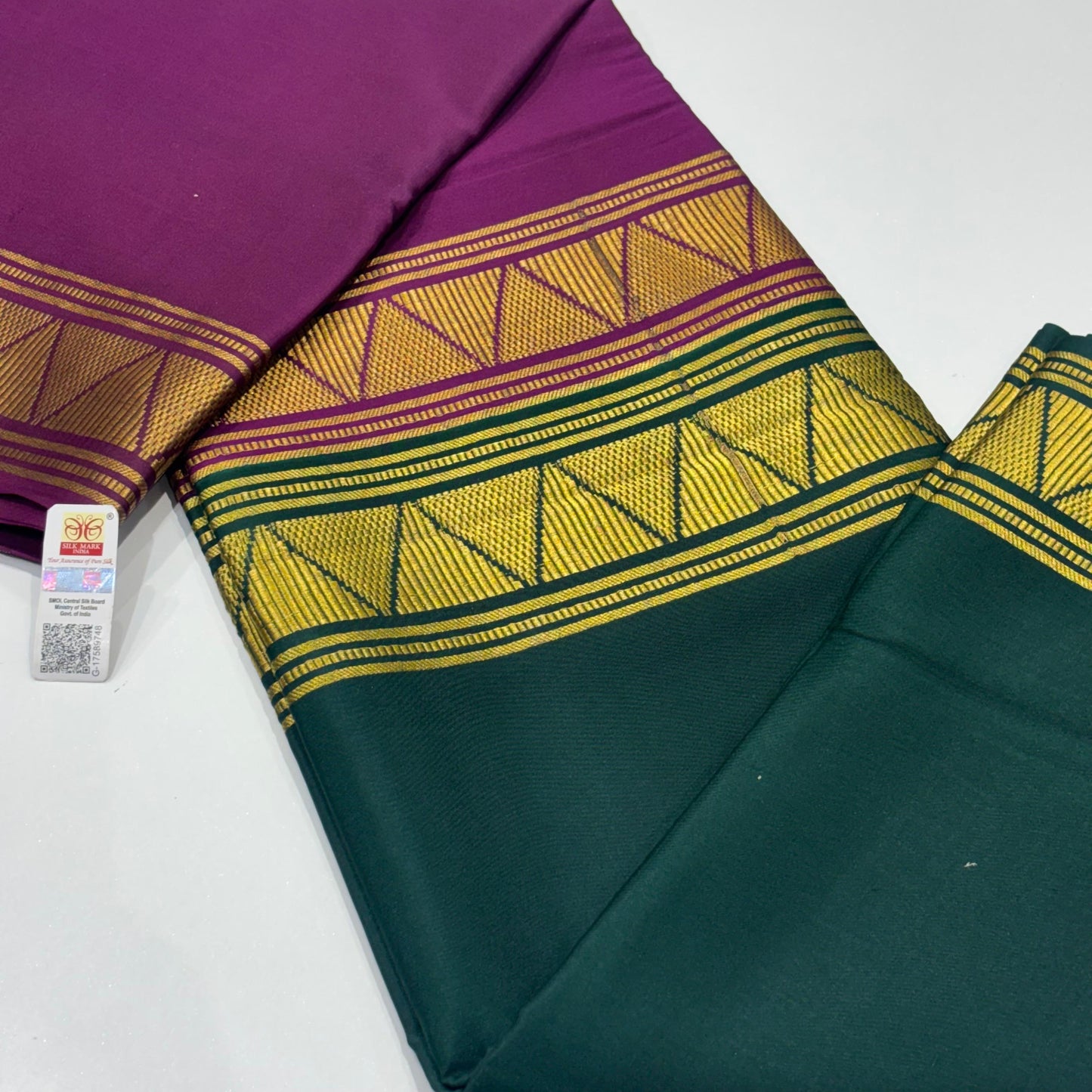 Pure Mysore Crepe Silk Saree