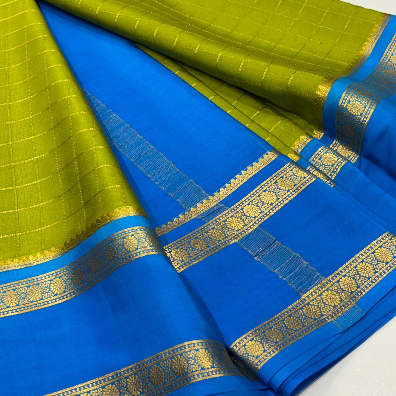 Pure Mysore Crepe Silk Saree