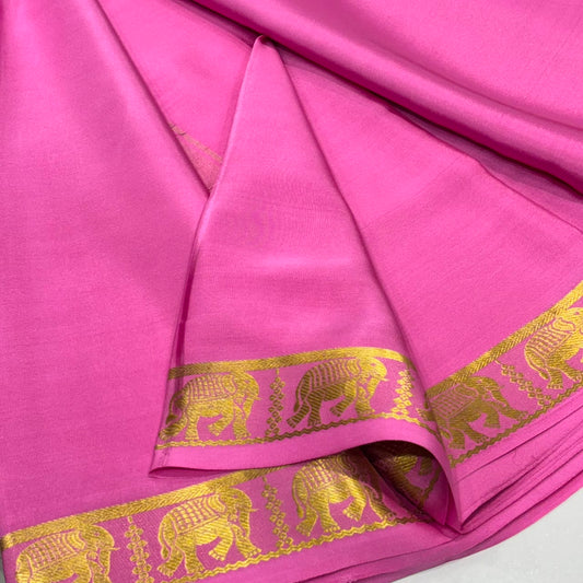 Pure Mysore Crepe Silk Saree