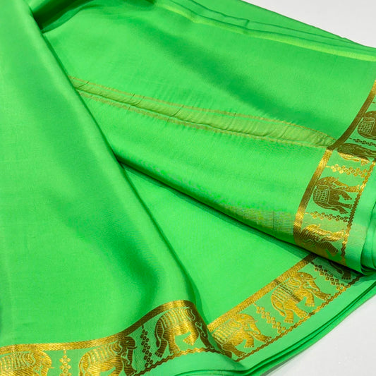 Pure Mysore Crepe Silk Saree