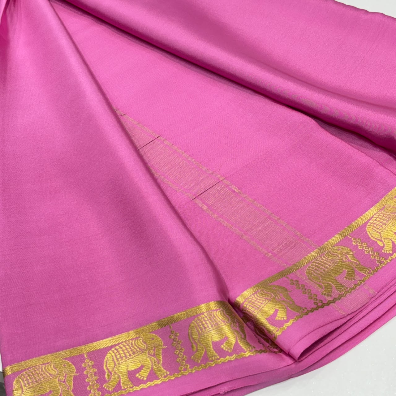 Pure Mysore Crepe Silk Saree