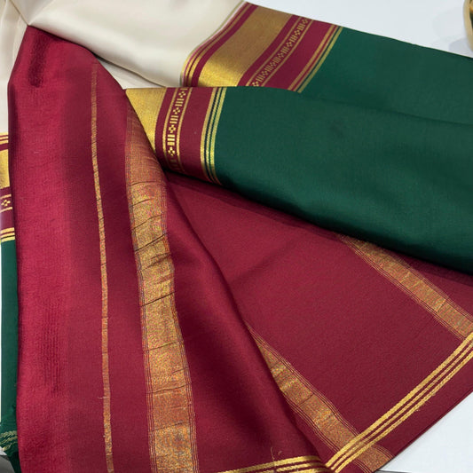 Pure Mysore Silk Saree