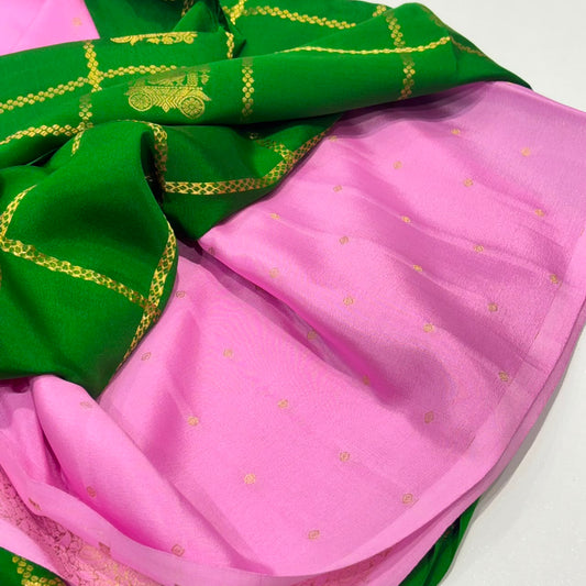 Pure Mysore Crepe Silk Saree