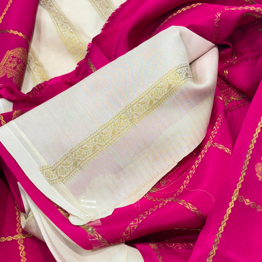 Pure Mysore Crepe Silk Saree
