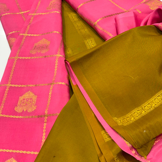 Pure Mysore Crepe Silk Saree