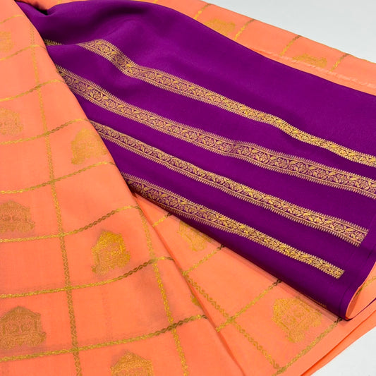 Pure Mysore Crepe Silk Saree