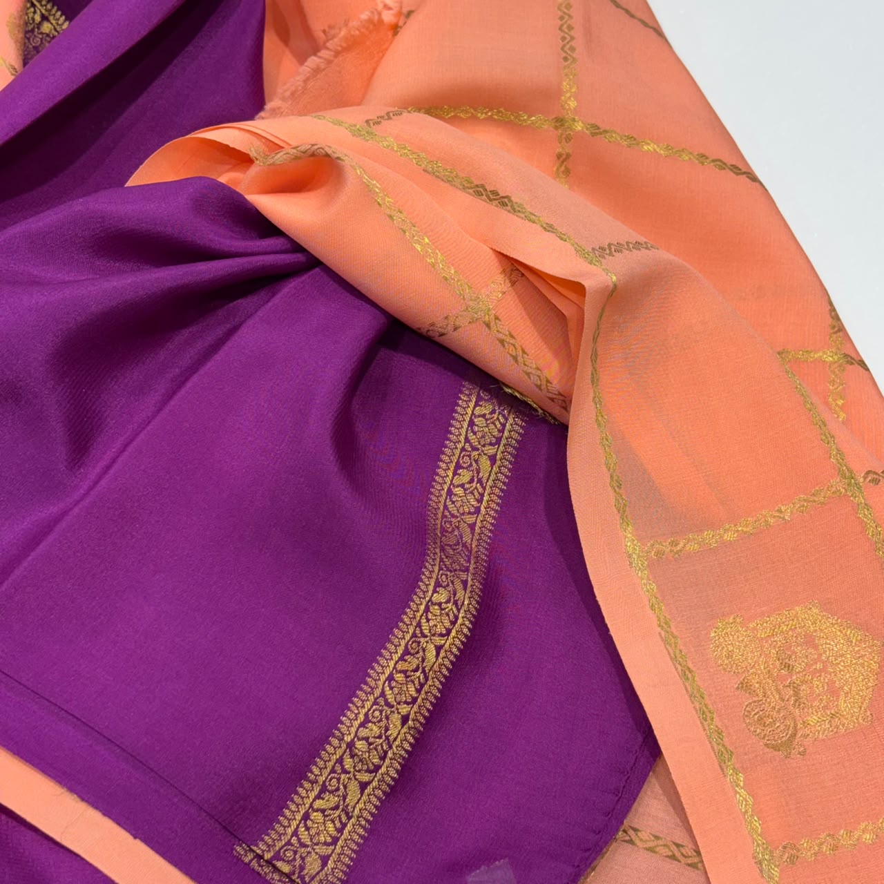 Pure Mysore Crepe Silk Saree