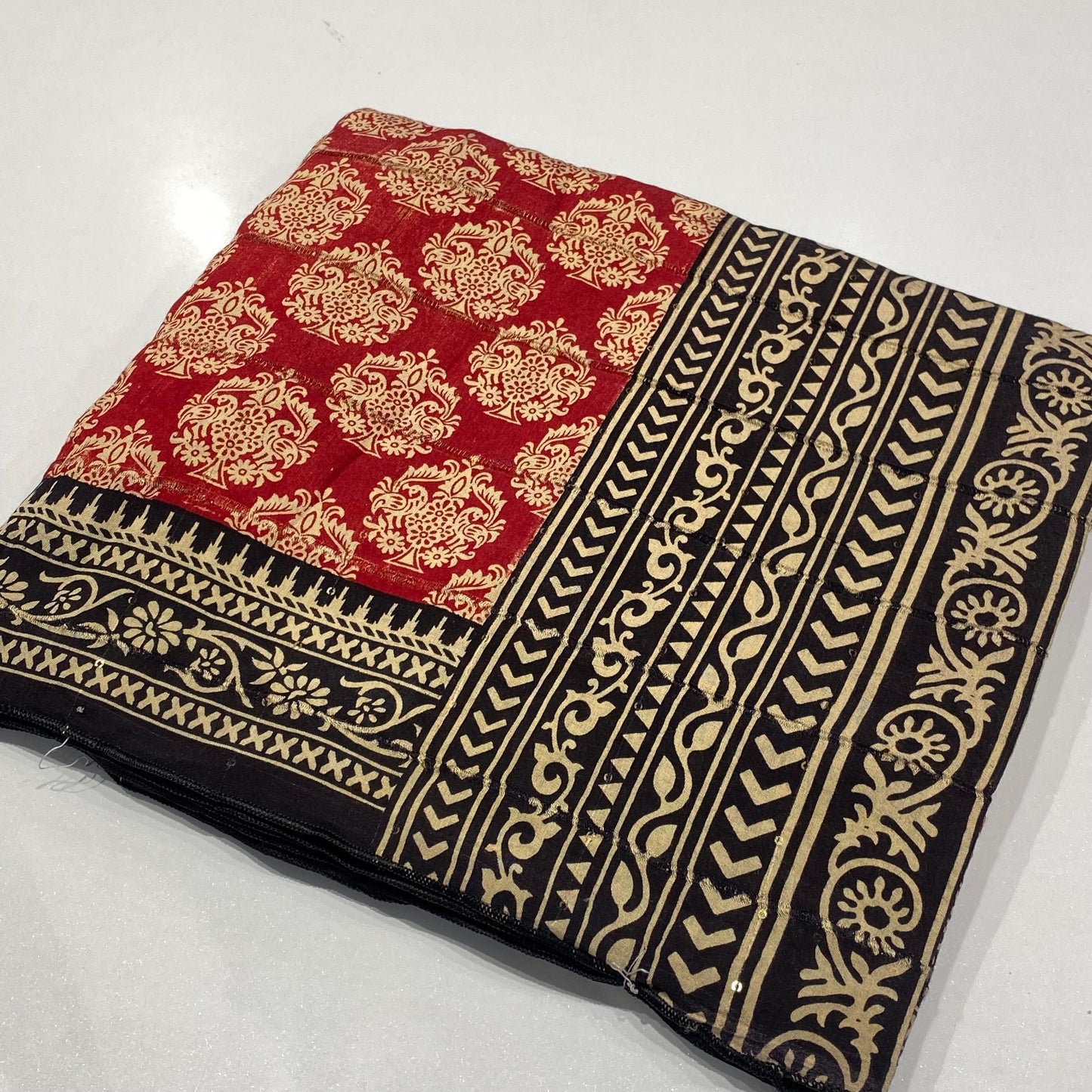 Printed Modal Crepe Saree