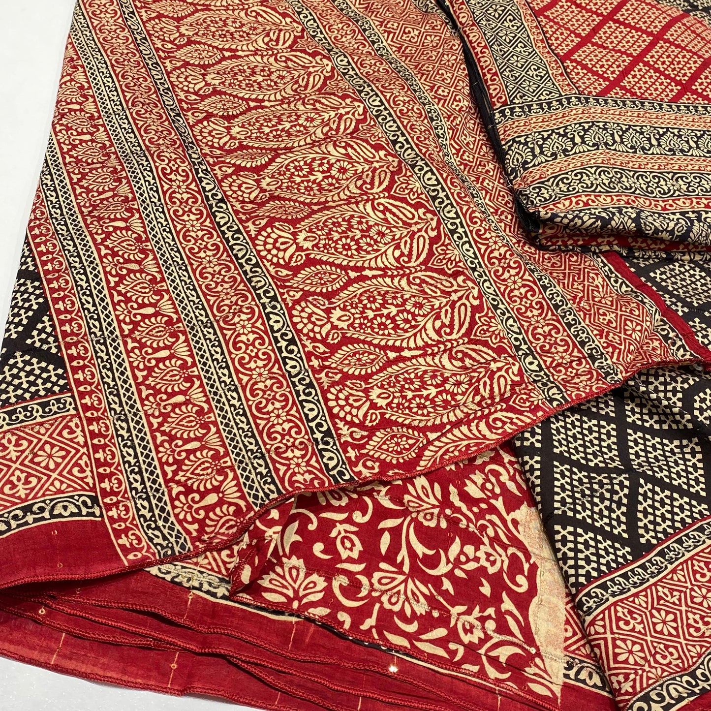 Printed Modal Crepe Saree