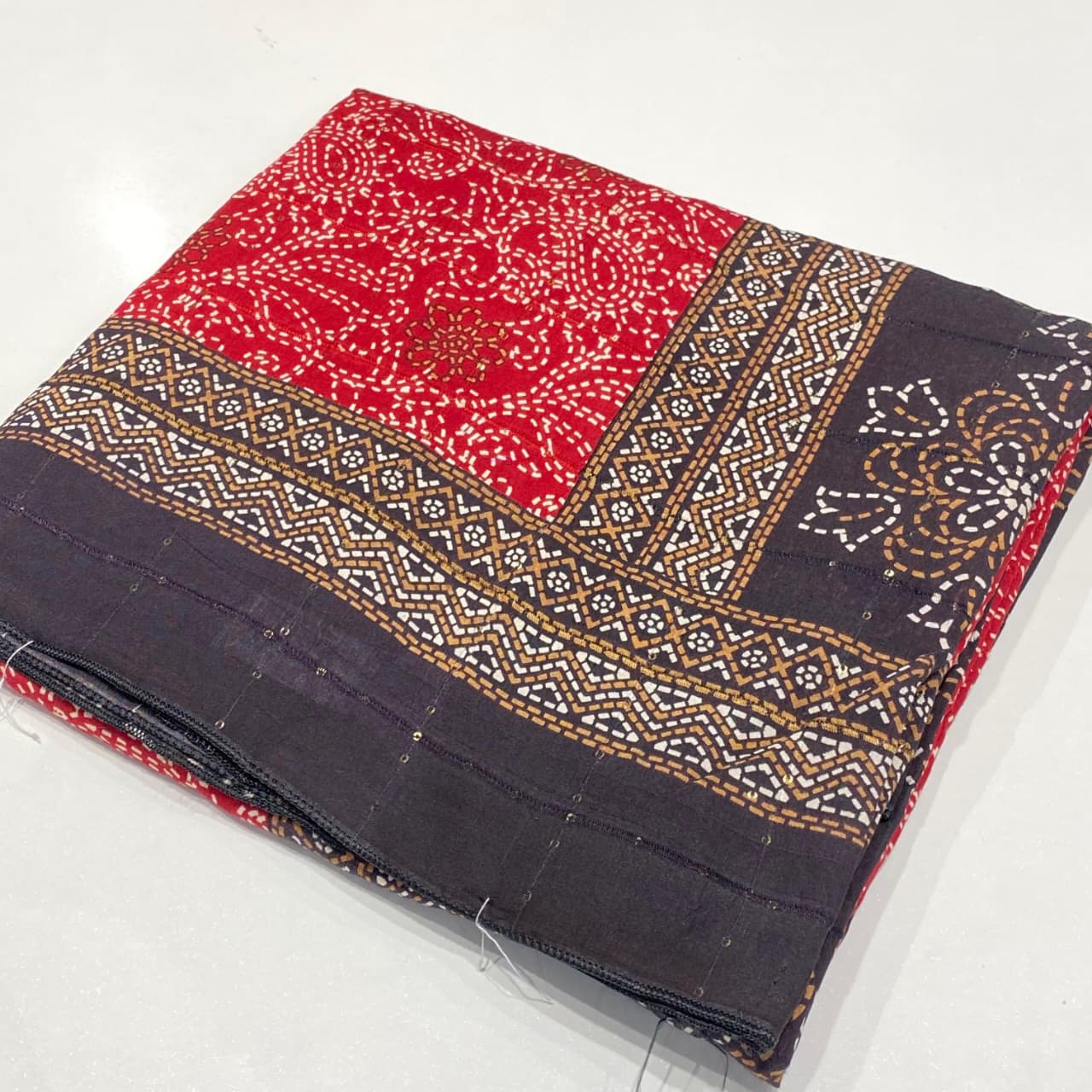 Printed Modal Crepe Saree