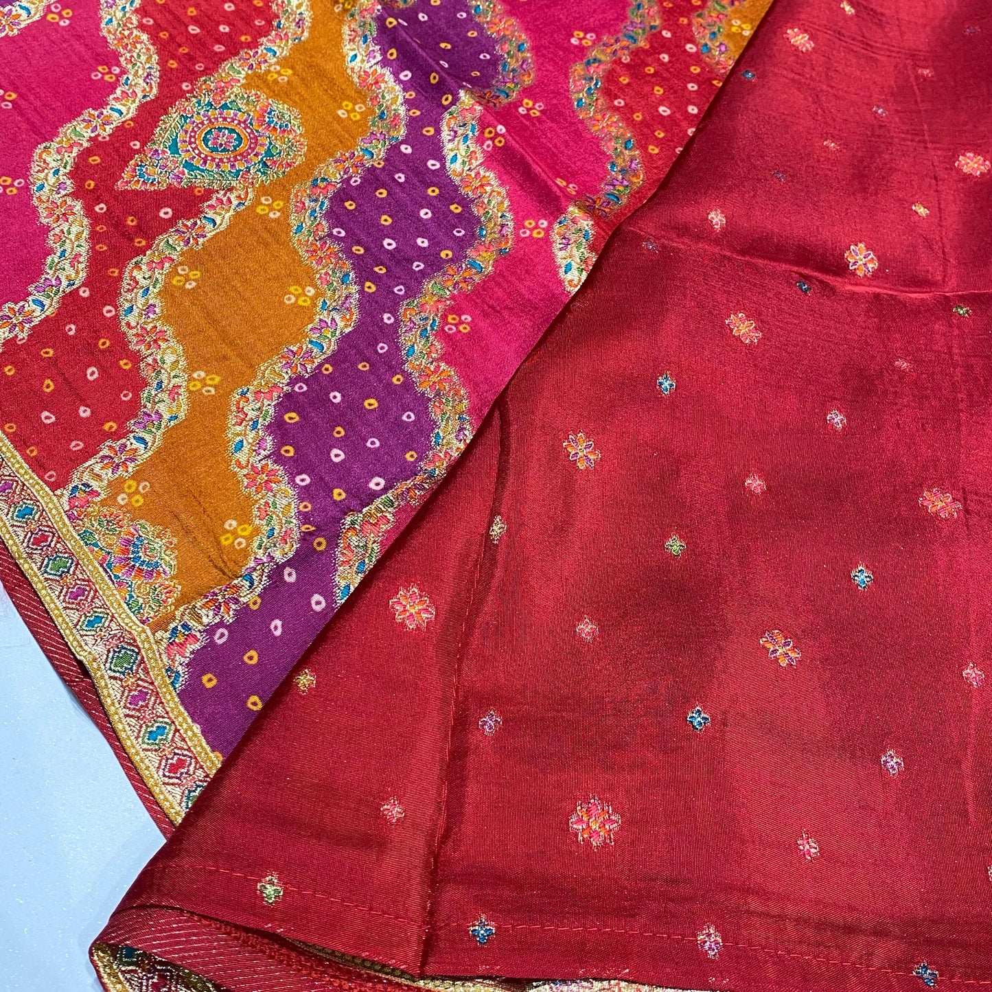 Royal Kashmir Work Pashmina Saree