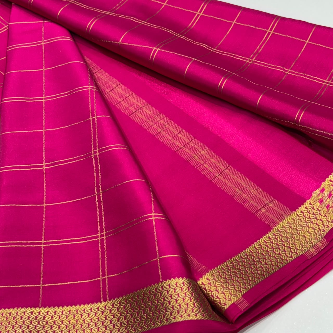 Pure Mysore Crepe Silk Saree