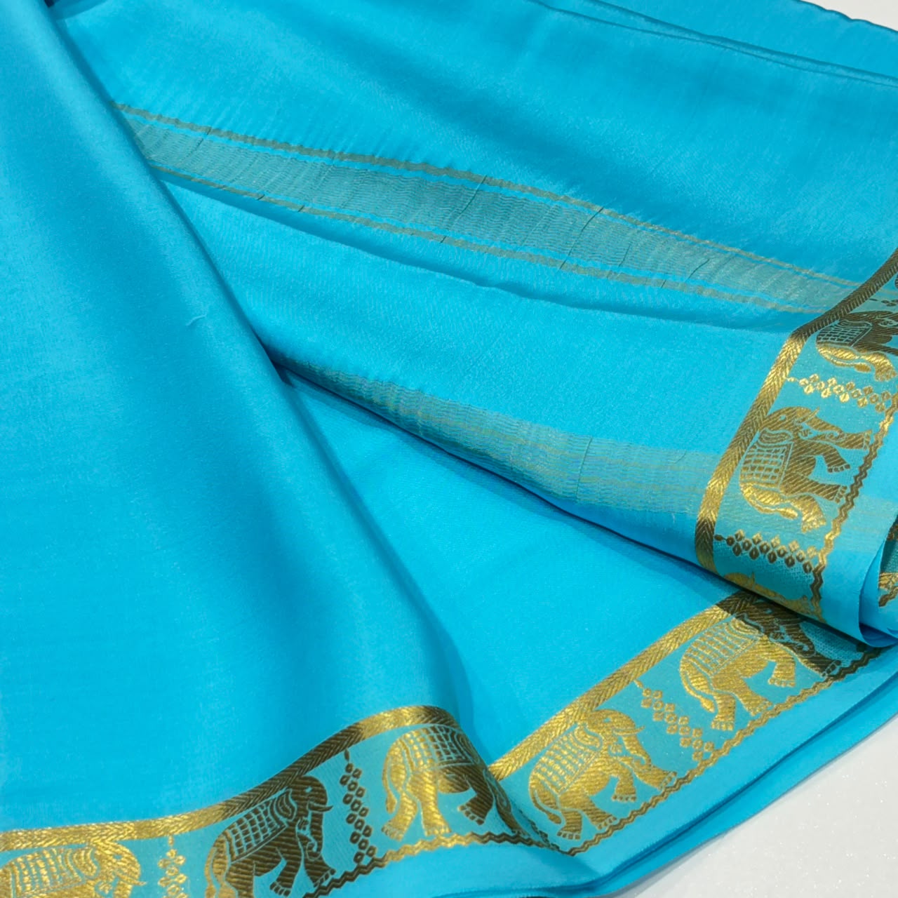 Pure Mysore Crepe Silk Saree