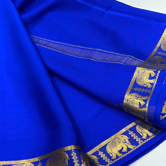 Pure Mysore Crepe Silk Saree