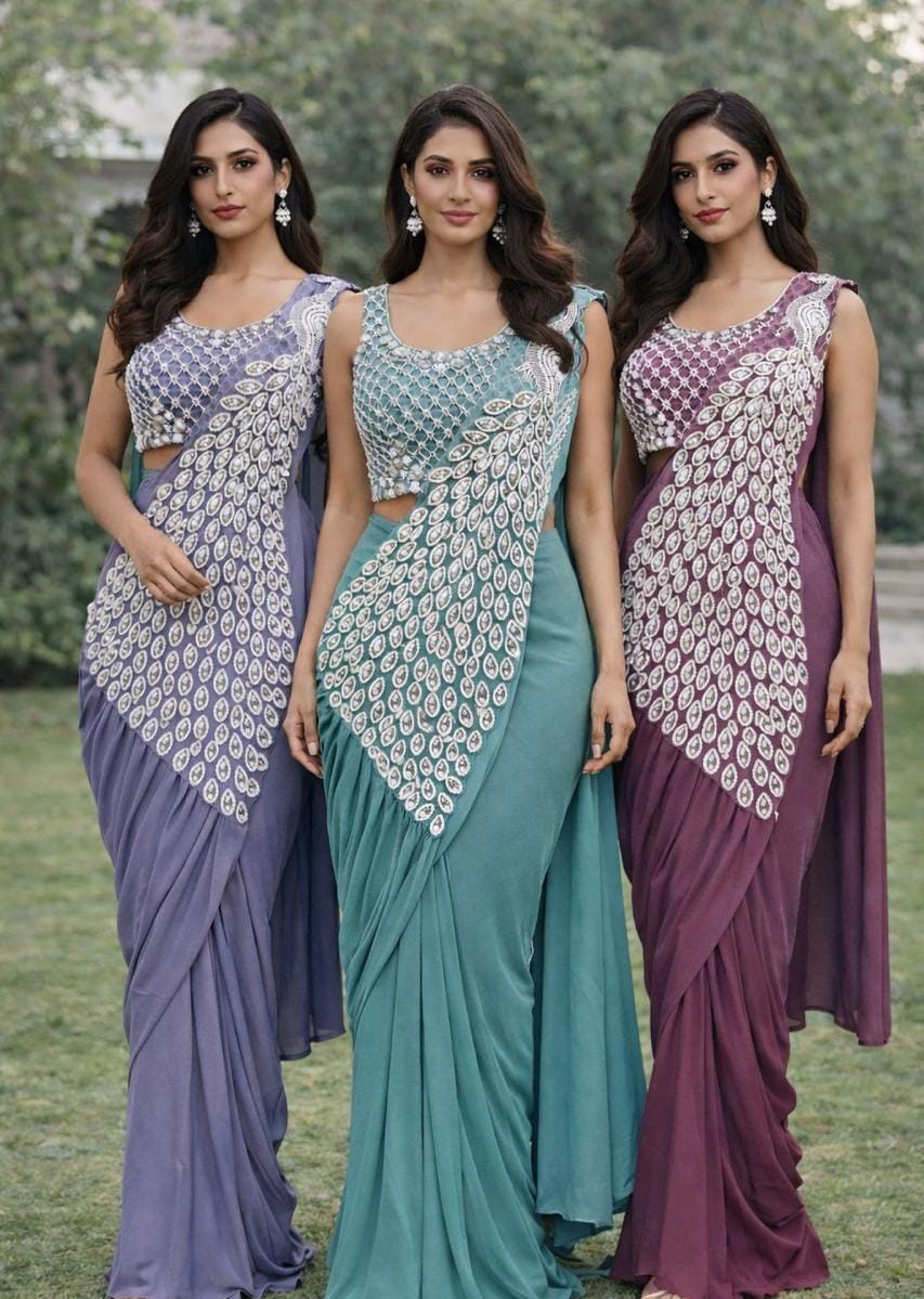 Ready Made Designer Saree