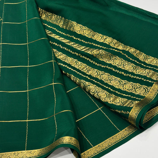 Pure Mysore Crepe Silk Saree