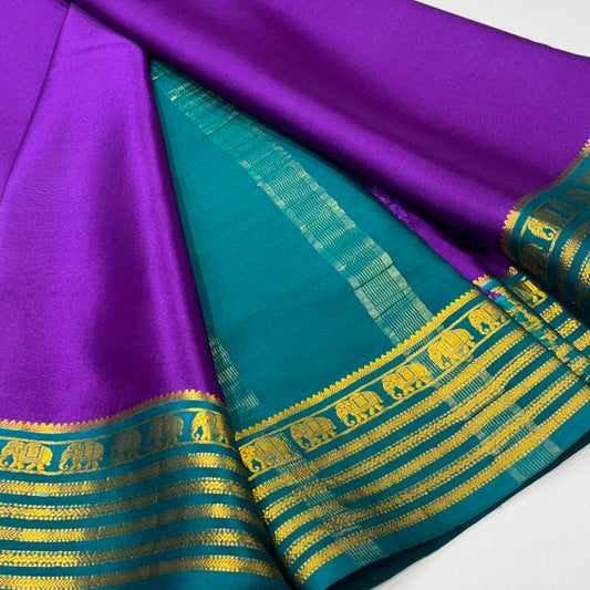 Pure Mysore Crepe Silk Saree