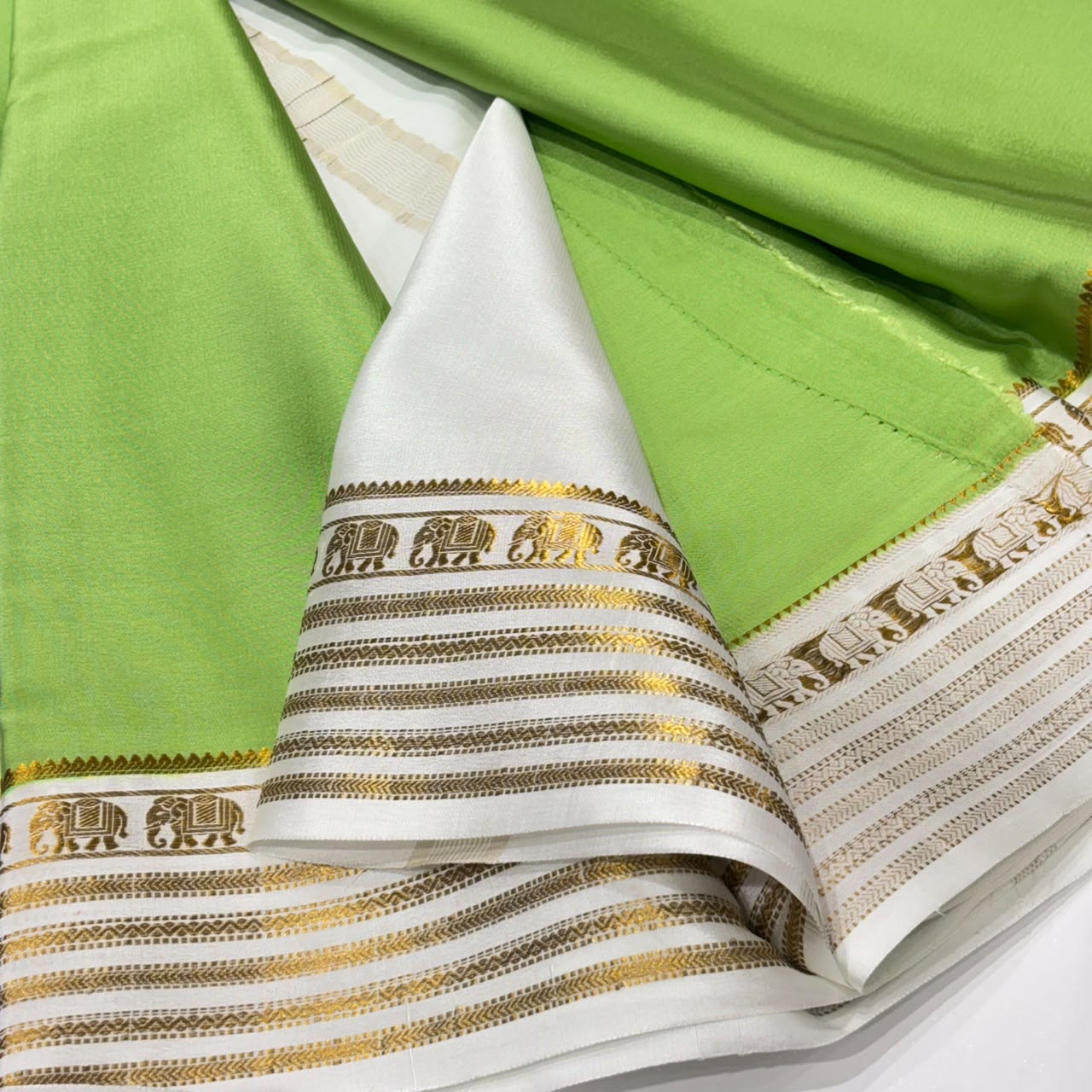 Pure Mysore Crepe Silk Saree