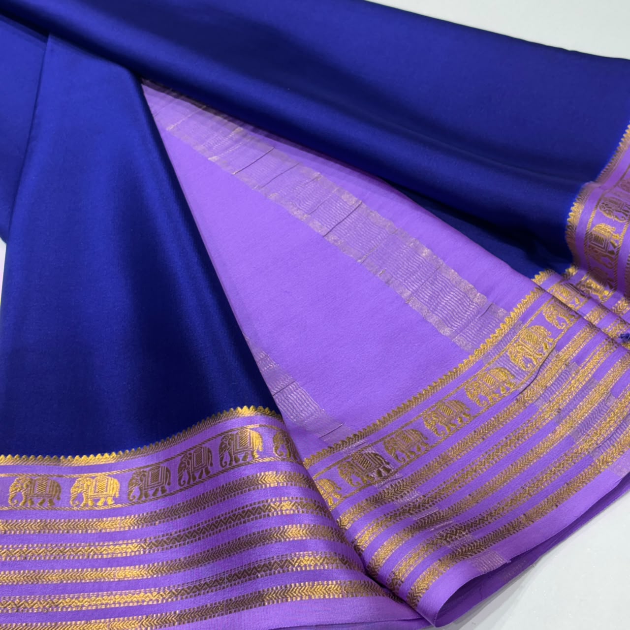 Pure Mysore Crepe Silk Saree