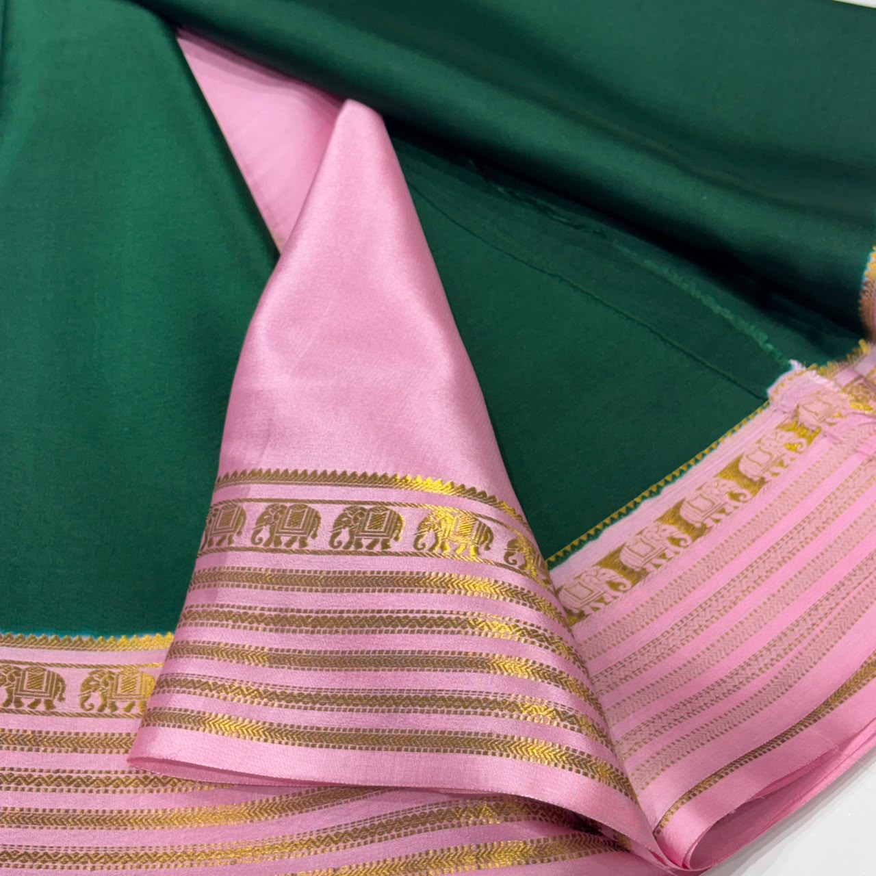 Pure Mysore Crepe Silk Saree