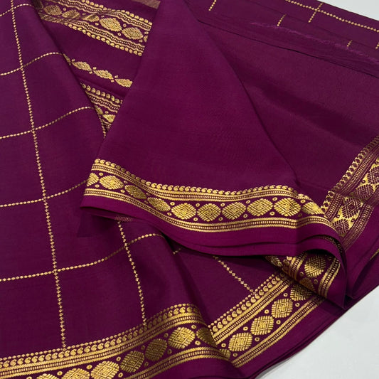 Pure Mysore Crepe Silk Saree