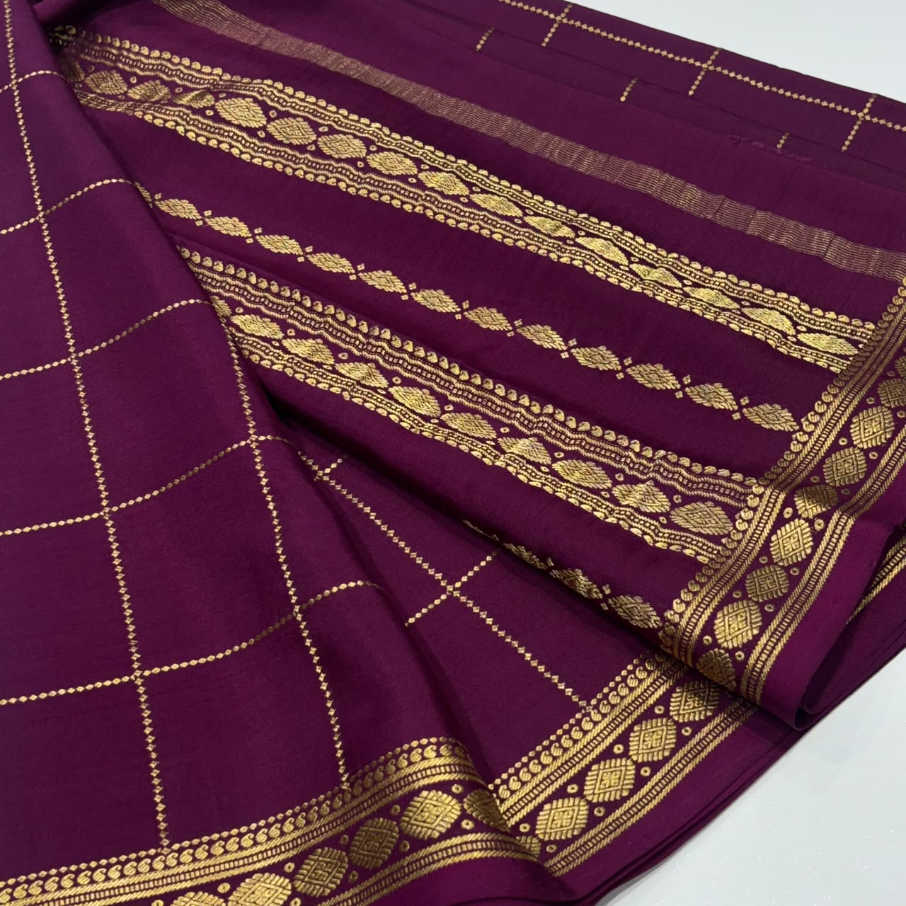 Pure Mysore Crepe Silk Saree