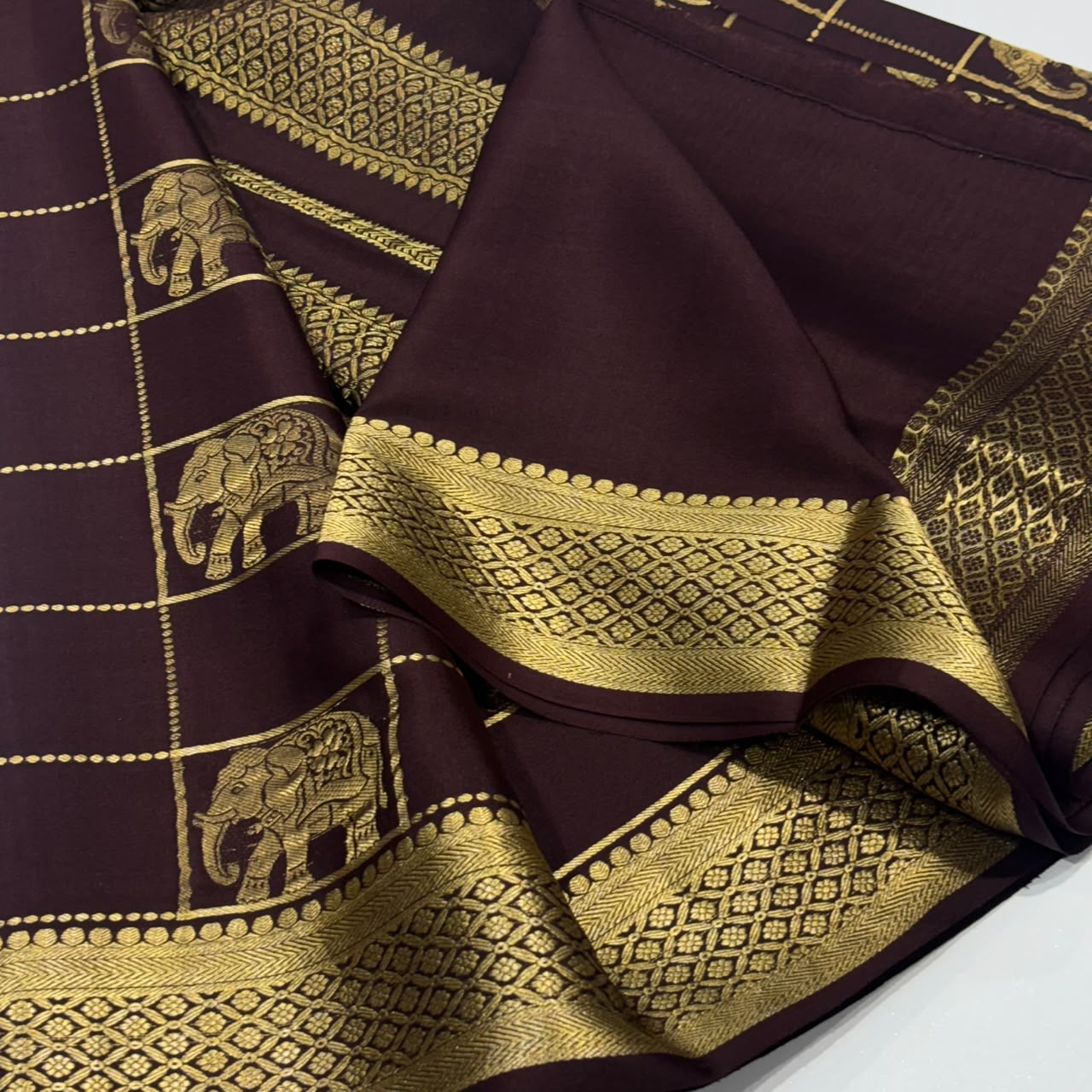Pure Mysore Crepe Silk Saree