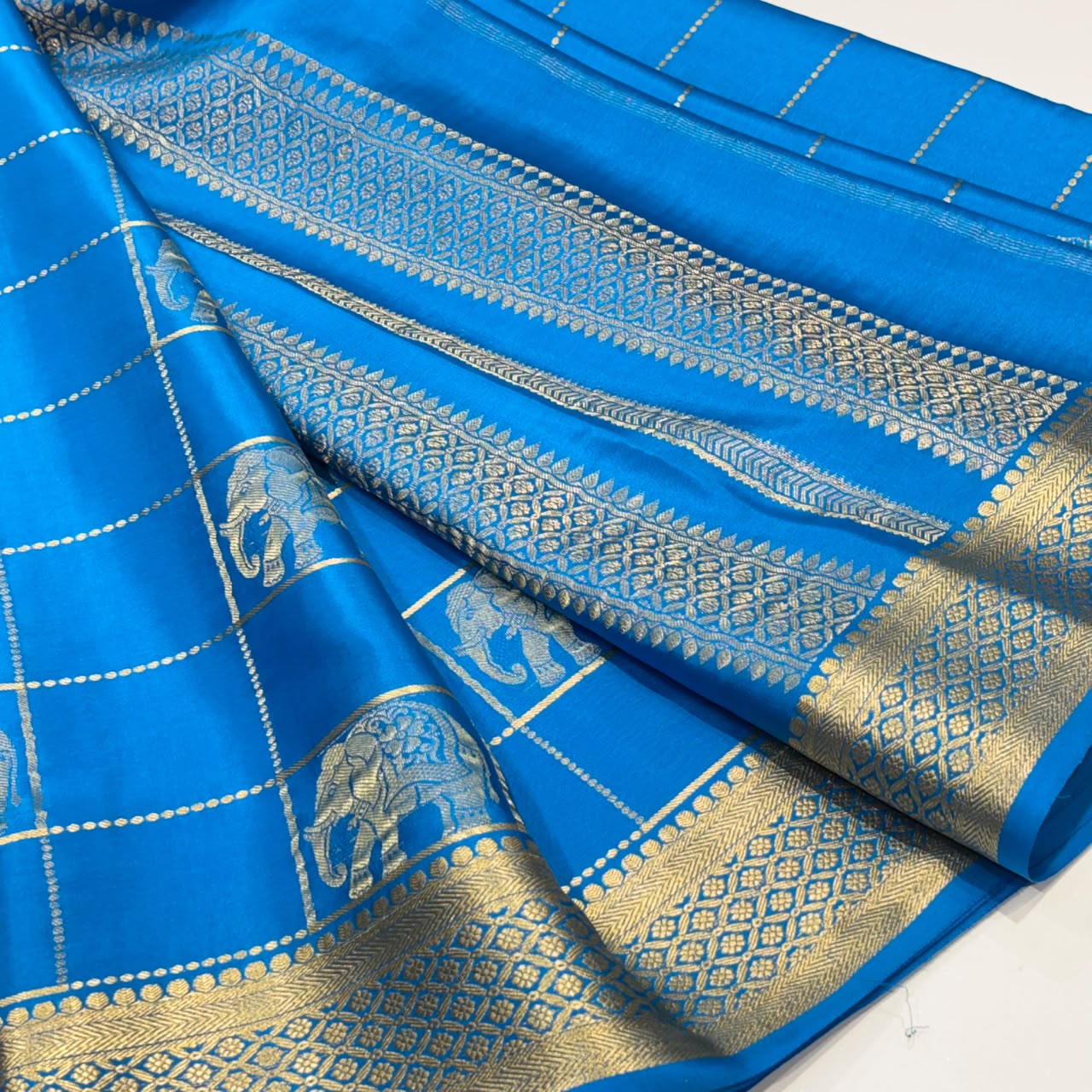 Pure Mysore Crepe Silk Saree