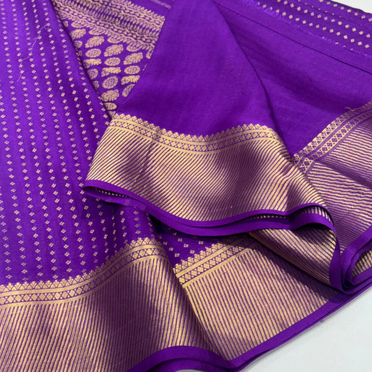Pure Mysore Crepe Silk Saree