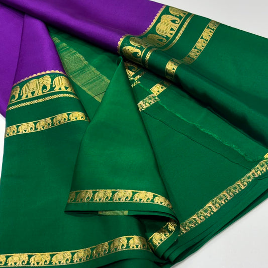 Pure Mysore Crepe Silk Saree
