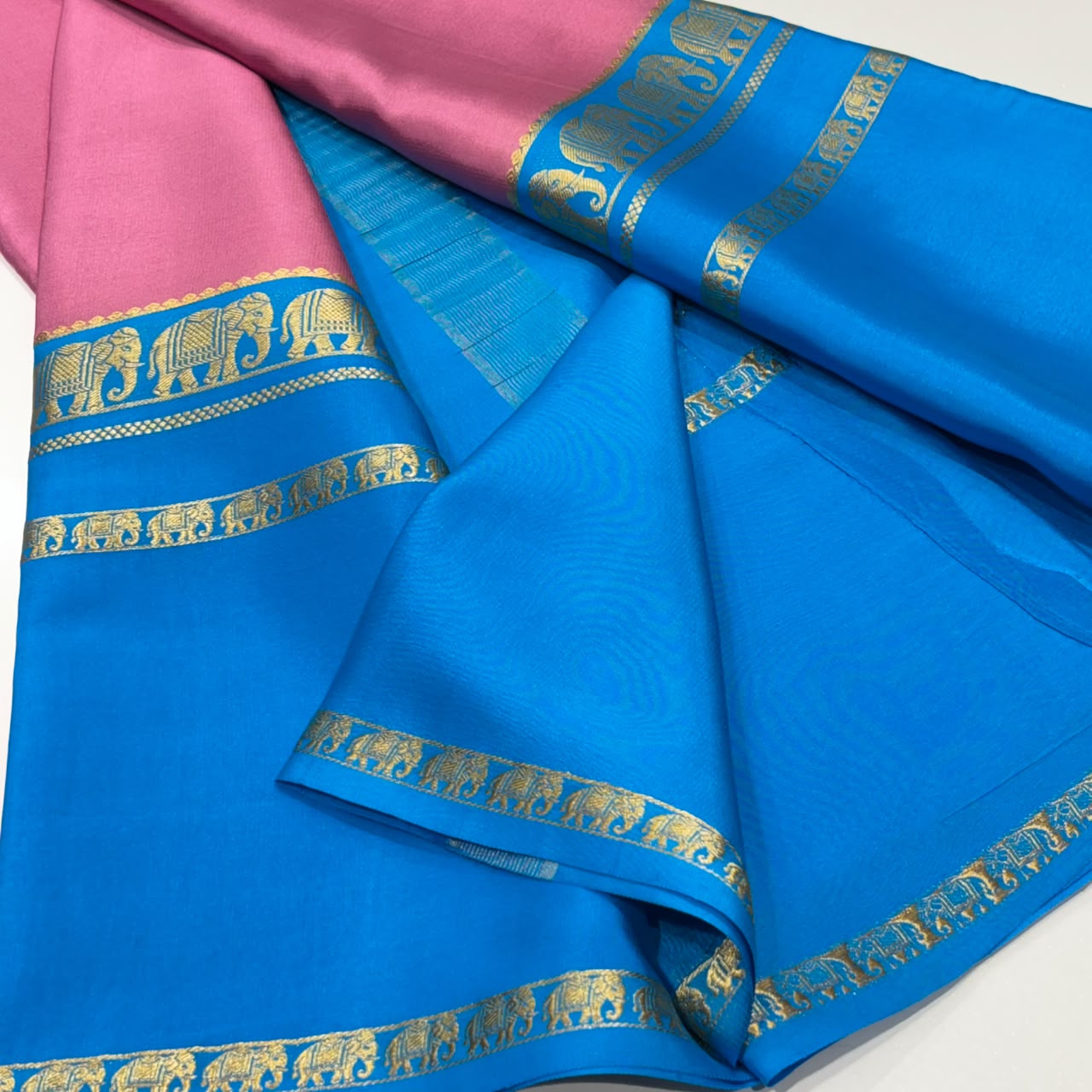 Pure Mysore Crepe Silk Saree