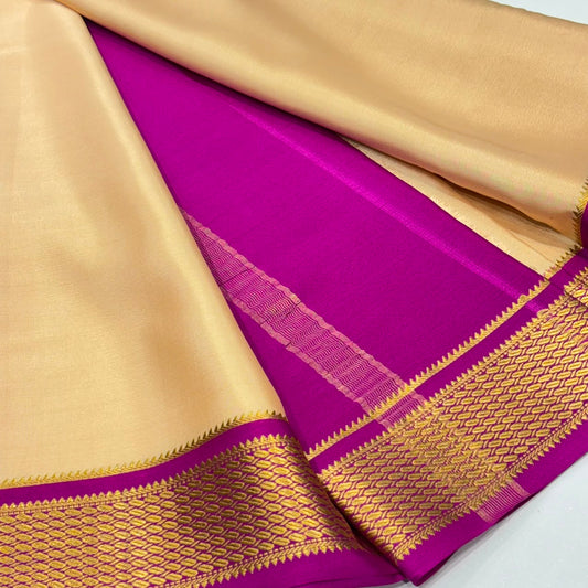 Pure Mysore Crepe Silk Saree