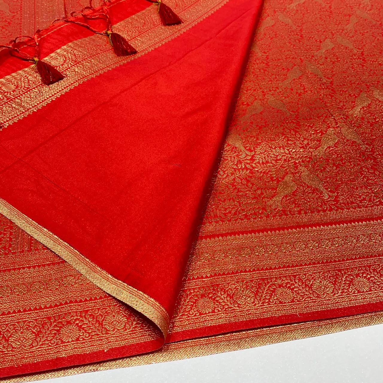 Soft Silk Semi Kanchivaram Brocade Saree