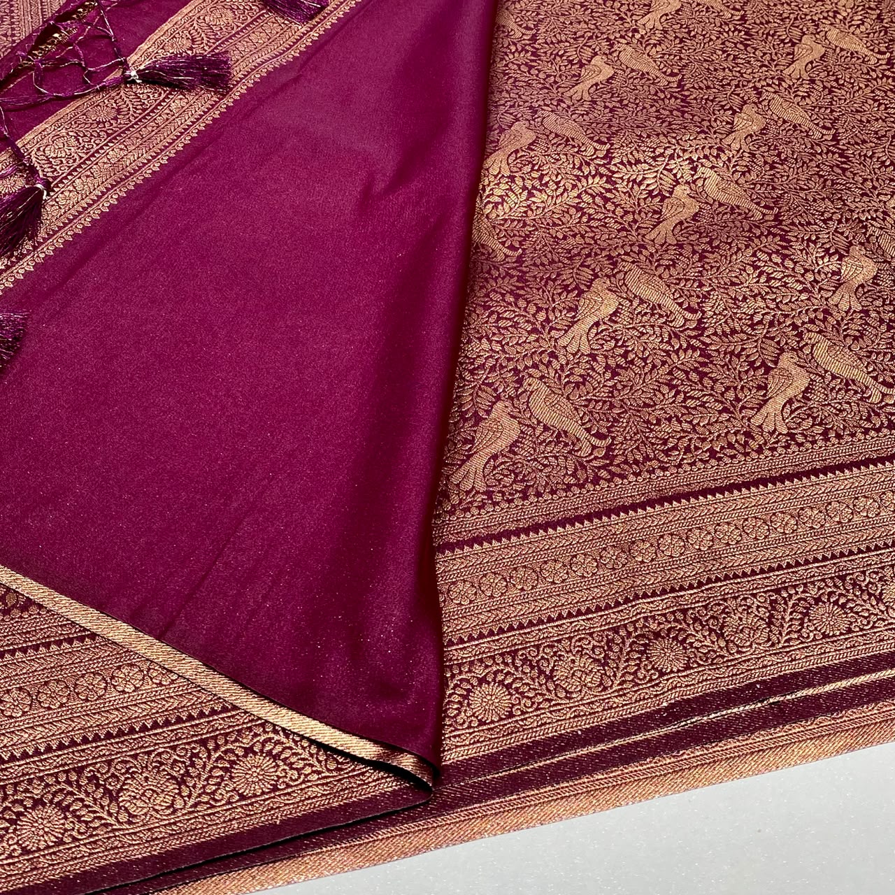 Soft Silk Semi Kanchivaram Brocade Saree