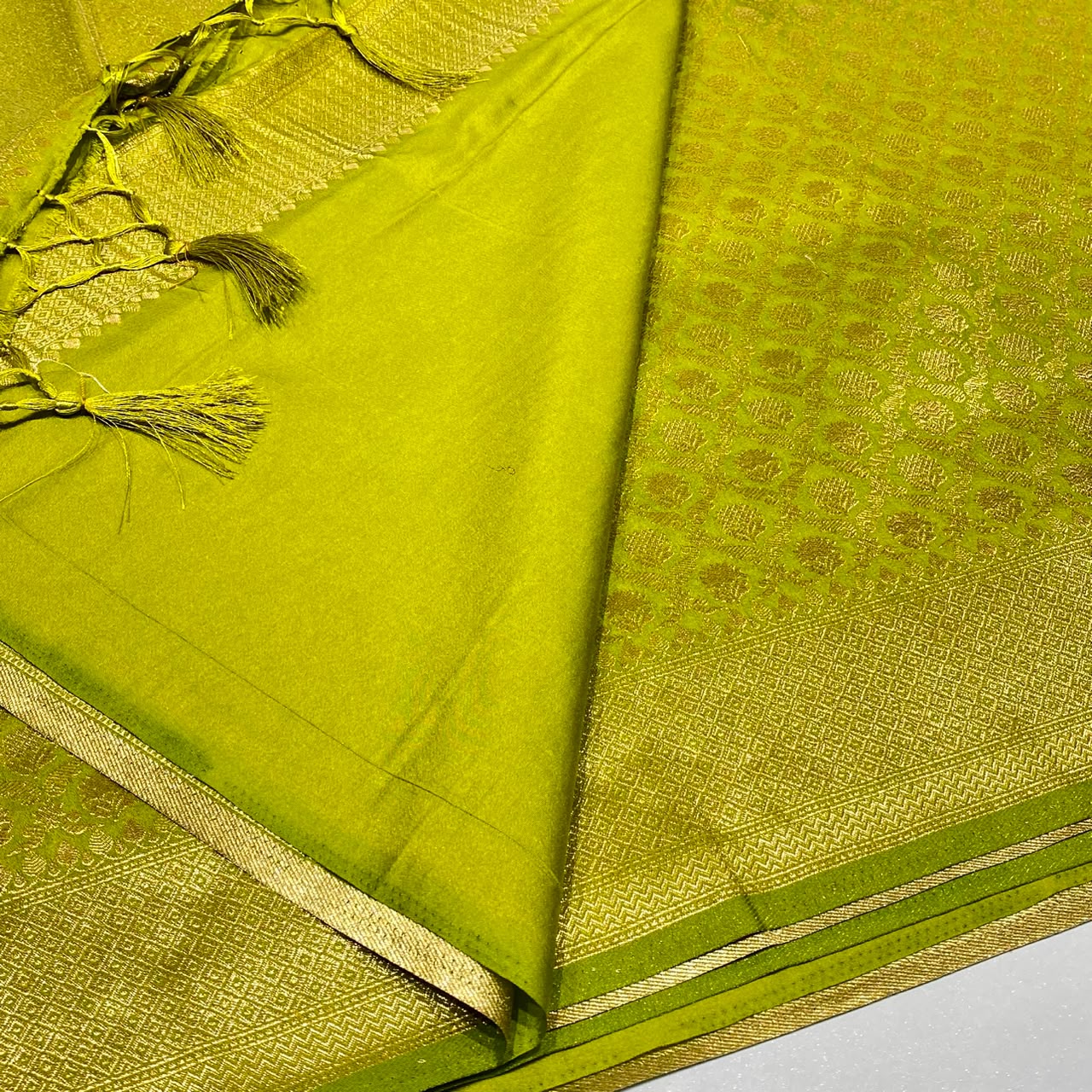 Soft Silk Semi Katan Banaras Saree